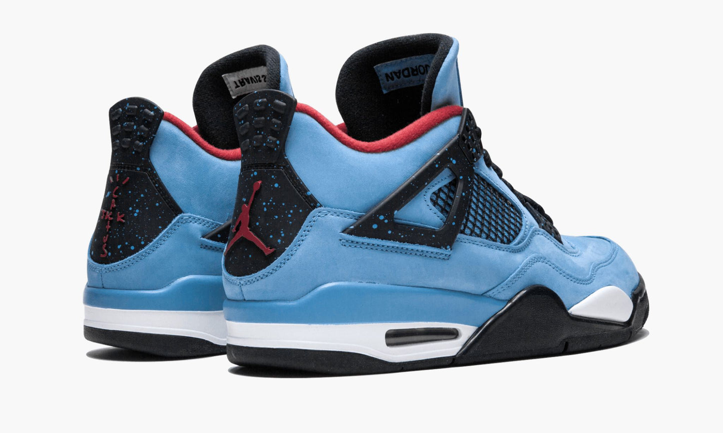 Air Jordan 4 Retro Travis Scott - Cactus Jack Mens University Blue/Varsity Red/Blue