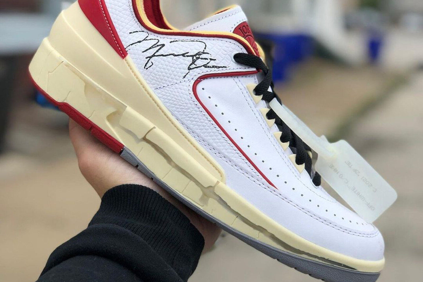 Jordan 2 Retro Low SP Off-White White Red