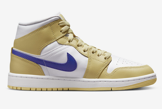 Jordan 1 Mid Lemon Wash Lapis (W)